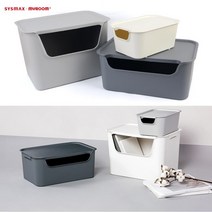 옷장 장난감 수납 보관 정리 덮개 리빙박스 신박한 다용도 공간BOX, 1개, 소-그레이