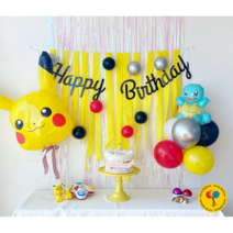 포켓몬풍선 꼬부기 생일 풍선 파티세트 이벤트, V3피카츄기본세트