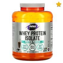 나우푸드 Whey Protein Isolate Chocolate 5 파운드 (2 268g), 1개, 기본