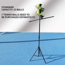 테니스볼머신기 테니스 벽치기 리턴볼 자동 볼 머신 크래시 초보자 싱글 스윙 교사 피딩, 3.standard