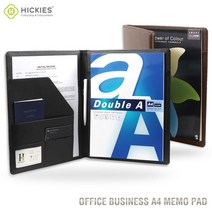 고품격 A4/A5용 옥스퍼드 메모패드 인조가죽 노트커버, 블랙, 01.어반스타일 A5