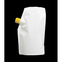 유백 스파우트파우치 캡 육수팩 소스용 20x26+9 (1kg), 500장