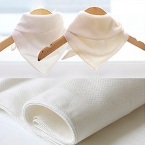 국산 아기 엠보 손수건 5장 / 순면 대나무 오가닉 무형광 무표백 가제손수건