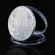 미라클 코인 행운의 동전 앞뒤 결정 믿음 YES 결단, B