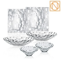 [나흐트만] 스피어 크리스탈 식기 세트6p (접시2p + 볼4p)