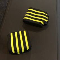 재이샵 헬스 장갑 소가죽 스트랩 손목보호대 아대 (당일발송) 헬스장갑, 헬스손목보호대-옐로우