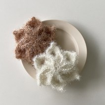 [울클럽]별꽃 수세미 뜨개 키트 DIY 왕초보 고급수세미실 두겹 도톰한 수세미(동영상), 116 올리브옐로우