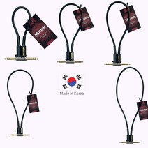 뮤즈텍 스테레오 패치 케이블 Muztek TRS Stereo Patch Cable 30Cm 40Cm 50Cm 70Cm 90Cm 길이에 맞게, 1개