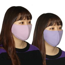 헬스데이 먼지차단 스포츠마스크 자외선 UV차단 마스크, 먼지차단마스크 보라