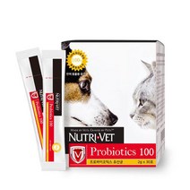 뉴트리벳 강아지 영양제 프로바이오틱스 유산균 100억 2g x 30포