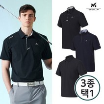 밀레 골프 [이월] [MILLET GOLF] NEW 밀레골프 에어홀 카라티셔츠 남성 3종 택1