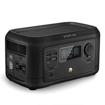 EF ECOFLOW 에코플로우 휴대용 발전소 RIVER mini 210Wh 백업 리튬 배터리 고속 충전 110V/300W AC 콘센트 DC 및 USB 포트 야외 캠핑 여행 사냥 비, Standard version