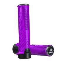 자전거 그립 1 쌍 산악 자전거 그립 실리콘 젤 핸들 바 그립 BMX 스쿠터 마운틴로드 용 미끄럼 방지 부드러운, 138x22x22mm, 고무 알루미늄, 보라색