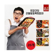 혼담은 이경규의 리얼토핑 폭탄피자 3종세트 총 20팩(치즈피자 7팩+불고기피자 7팩+앵그리꼬꼬피자 6팩), 없음