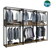 튼튼한 매장용행거 옷걸이 스타일 스탠딩 헹거 스탠드 북유럽 모던, 행거, A타입 100*40*240