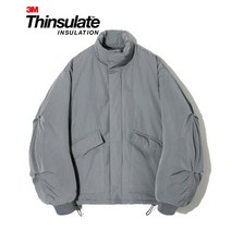PARTIMENTO 3M 신슐레이트 푸퍼 패딩 자켓 그레이쉬 블루 3M Thinsulate Puffer Padding Jacket Graish Blue