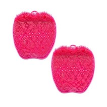 제이와이 JY 발세정 지압 브러시 임산부 디스크 풋케어 브러쉬 2개입, 핑크색
