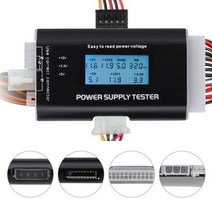 디지털 LCD 디스플레이 PC 전원 공급 장치 테스터 검사기 ATX 측정 전력 진단 도구, 한개옵션0