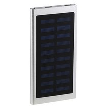 태양광 보조배터리 태양 보조베터리 20000mah USB 외부 배터리 휴대용 휴대 전화 태양열 충전기 스마트 케이블, [01] 20000mah, [06] Grey