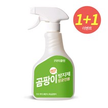 1+1 곰팡이 방지 스프레이 방지제 화장실 욕실 벽지 베란다 벽면 방바닥 장판 냄새 제거, 닥터클린 곰팡이 방지제 1+1(2개)