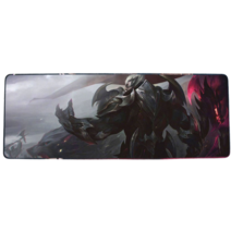 롤 LOL 디자인 마우스 패드 79종 시리즈 리그 오브 레전드 장패드 3mm 두께, 800x300mm + 3mm개, 하나님 왕의 약속