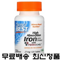 닥터스베스트 철분 철분제 Ferrochel 27mg 120정 Iron