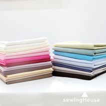 대폭 면60수 부드러운 호텔식 침구 원단 사틴 무지 24종, 402 오프화이트
