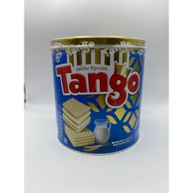 인도네시아 탕고 와퍼 웨이퍼 Tango 캔 바닐라 초코 2종 290g, 1.바닐라맛