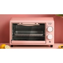 전기 오븐 10L 다기능 미니 프라이팬 베이킹 머신 가정용 피자 메이커 과일 바베큐 토스터, pink 220v