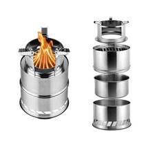 미니 불멍화로대 우드 솔로 스토브 캠핑화로 접이식화로대 개인화로, 1개