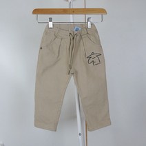 Limitedoudou 드로잉 면밴딩팬츠 베이지 (키즈 90)