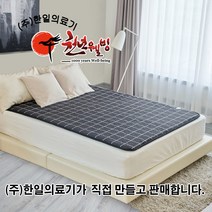 한일의료기 탄소피복 침대용 카본 온열매트 전자파걱정없는 EMF인증 전기매트, 더블(140cmX200cm), 큐브 그레이
