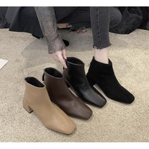 40대 50대 여성 엄마 겨울선물 기모앵클부츠 40대여성