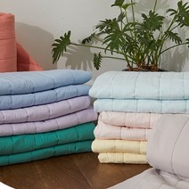 누빔 매트 워싱 침구 사각 퀼팅 카페트 이불패드 침대패드 고정밴드 매트리스 덮개, 샌드베이지