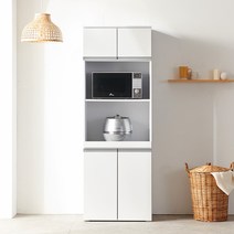 스칸디무드 카나페 렌지대 키큰 주방수납장 600, 화이트