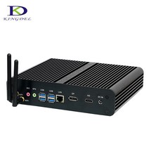 미니PC 팬리스 Kingdel- 미니 PC 카비 레이크 i7 7500U 마이크로 데스크탑 넷탑 인텔 HD 그래픽 620 4K HTPC 박스 8G RAM 256G SSD, [01] 8G RAM 256G SSD