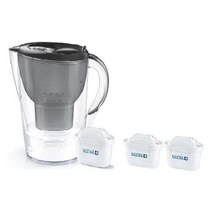 정수기 필터 연수기 BRITA Marella XL 워터 용기 35L 3X MAXTRA 카트리지 포함 흰색 파란색 가정용 주방, 없음, BRITA Grafit Marella XL B