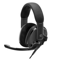 EPOS Audio H3 밀폐형 어쿠스틱 게이밍 헤드셋 노이즈 캔슬링 마이크 포함 - 플러그 앤 플레이 오디오 귀 주변 조절 가능 인체 공학적 PC 맥 PS4 PS5 스위, Black_Headset, Black