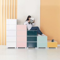 멜로망스 하이그로시 500 서랍장 모음 1단/2단/3단/4단/5단, 500 5단 서랍장, 블루