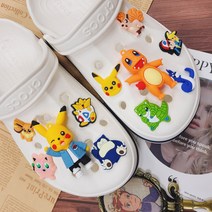 DORAN 포켓몬스터 피카츄 파이리 3D 대형 신발악세사리 파츠 크록스 호환 SET (11pcs)