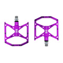 1pcs 산악 자전거 알루미늄 합금 팔린 페달 플랫폼 페달 BMX MTB, 보라