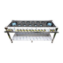 오즈테크 업소용 가스렌지 1800 양타 간택기 친환경 세라믹 버너 LPG LNG 화구, 1세대 세라믹화구, 최고급C타입