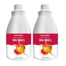 카페프룻 과육이 살아있는 자두 청 에이드 스무디 만들기 2kg x 2ea, 2개