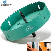 50-160mm 구멍 톱 헤비 듀티 아미 HSS 금속 나무 비트 홀 커터 콘홀 보드 플라스틱 섬유판, 22 150mm