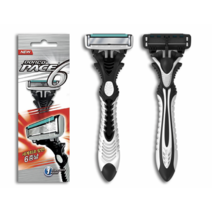 도루코 페이스6 6중날 휴대용 면도기 10개, 5개, 1개입