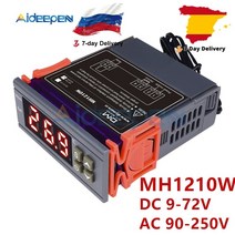 온도계측기 자기온도계 MH1210W DC 12V 24V AC 110-220V 10A LED 디지털 온도계 조절기 NTC 프로브 인큐베, 03 DC 24V