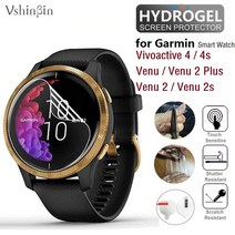 소프트 TPU 하이드로 겔 필름 Garmin Venu 2 Plus Venu 2S 스마트 워치 Vivoactive 4S 4 용 스크래치 방지 화면 보호기 10PCS, Vivoactive 4 2