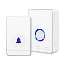 차임벨 경보기 무선벨 문열림센서 도어센서 음성안내기 센서벨 도어벨 야외 무선 초인종 1300ft396m 보안 경보 환영 차임 벨 키트 48 벨소리 97db ip66 방수 도어, a, 나는 플러그