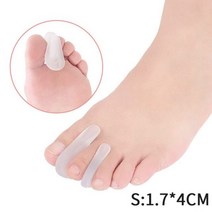 실리콘 젤 외반증 교정기 발가락 분리기 페디큐어 발 손가락 보호기 뼈 엄지 교정 교정기, Style A-1Pair