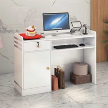 매장 카운터 계산대 안내데스크 편의점 식당 옷가게 테이블, 80x37x90cm, 골드